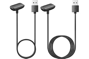 SENGKOB [2-Pack] Charger Cable for Fitbit Charge 5 & Fitbit Luxe, for Fitbit Charge 5 Fitness Tracker, Replacement Charging Cable Accessory for Fitbit Luxe (3.3 ft/1.6 ft)