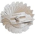RIVERWELD 12 Piece Fillet Weld Set 1/32" increments to 1/2", 1/16" increments to 1" Inch RL Gauge Welding Inspection Test Ulnar Checking Fillet Leg and Throat Size