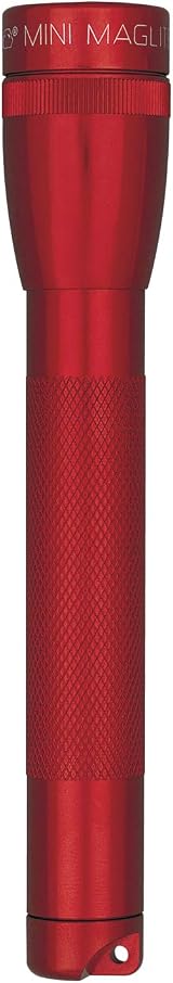 Maglite M2A03C Mini AA Incandescent Flashlight Red 2-Cell Combo view 3