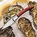 Oyster Knife by Archer - Premium Oyster Shucking Knife in Gift Box with Pakka Wood Handle, Mirror Finish Full Tang Blade, Hand-guard - Beautifully Made Compact Design Oyster Shell Shucker/Opener