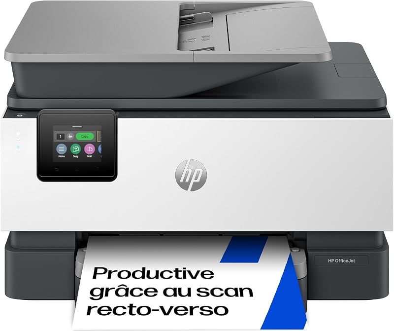 OfficeJet Pro 9132e, 404M5B, Imprimante Multifonction à Jet d'encre A4 Couleur, Recto Verso Automatique, 22 ppm, Wi-FI,6 Mois de Forfait Instant Ink Gratuit, Grise