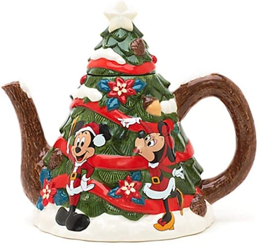 Amazon Co Jp フロリダ ウォルト ディズニー ワールド 限定 ミッキー ミニー クリスマスツリー 立体装飾 ティーポット ホビー 通販