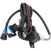 JicSuXi Replacement Seat Heater Switch, Car Accessories, Spare Part with Wiring Harness, Easy Installation, Universal