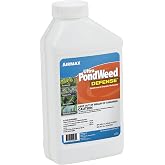 Airmax Ultra Pondweed Defense Aquatic Weed &amp; Plant Killer, 1 Quart | Easy spray application liquid treatment control concentrate to clean &amp; clear large pond &amp; lake water; fish, pet &amp; animal safe