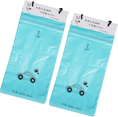 Amazon Toymytoy 車 ゴミ箱 使い捨て 貼り付け可能 ゴミ袋 車内用品 嘔吐袋 100pcs オフィス 研究室 青 車用ゴミ箱 車 バイク