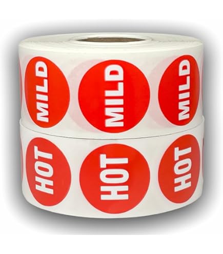 500 Etichette 2" Adesivi Multiuso Arancione STARBURST Spedizione - Foto 3