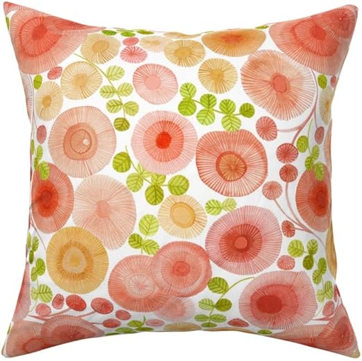 Amazon Com Roostery Throw Pillow Skillshare Whimsical Watercolor