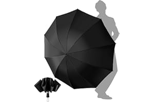 Chakipee Travel Compact Umbrella Windproof - Portable Automatic Umbrellas for Rain, Inverted Folding Umbrella for Men and Women