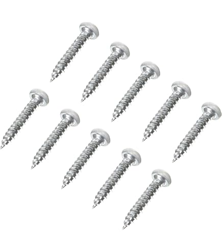 AP Products 012-PSQ50BL 8x1 Pan Head Screw – #8 Black Finish, 1-Inch Length, Pack Of 50 With Reusable Container