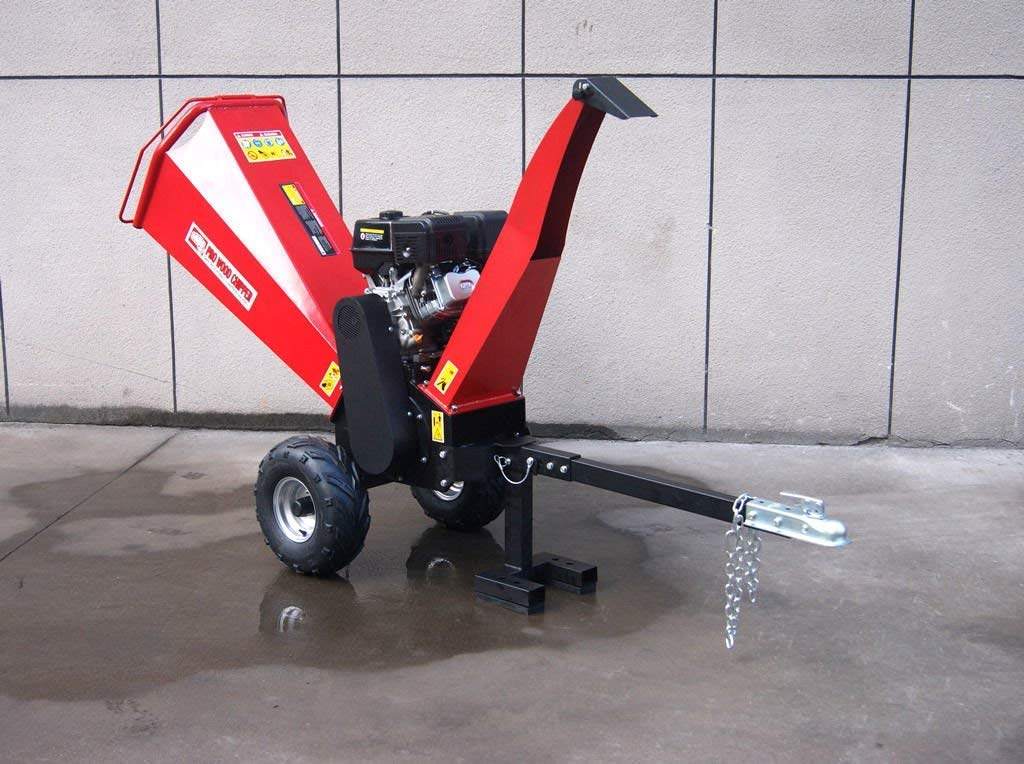 15HP Gasoline Powered Wood Chipper Mulcher, with Electric Start Buy