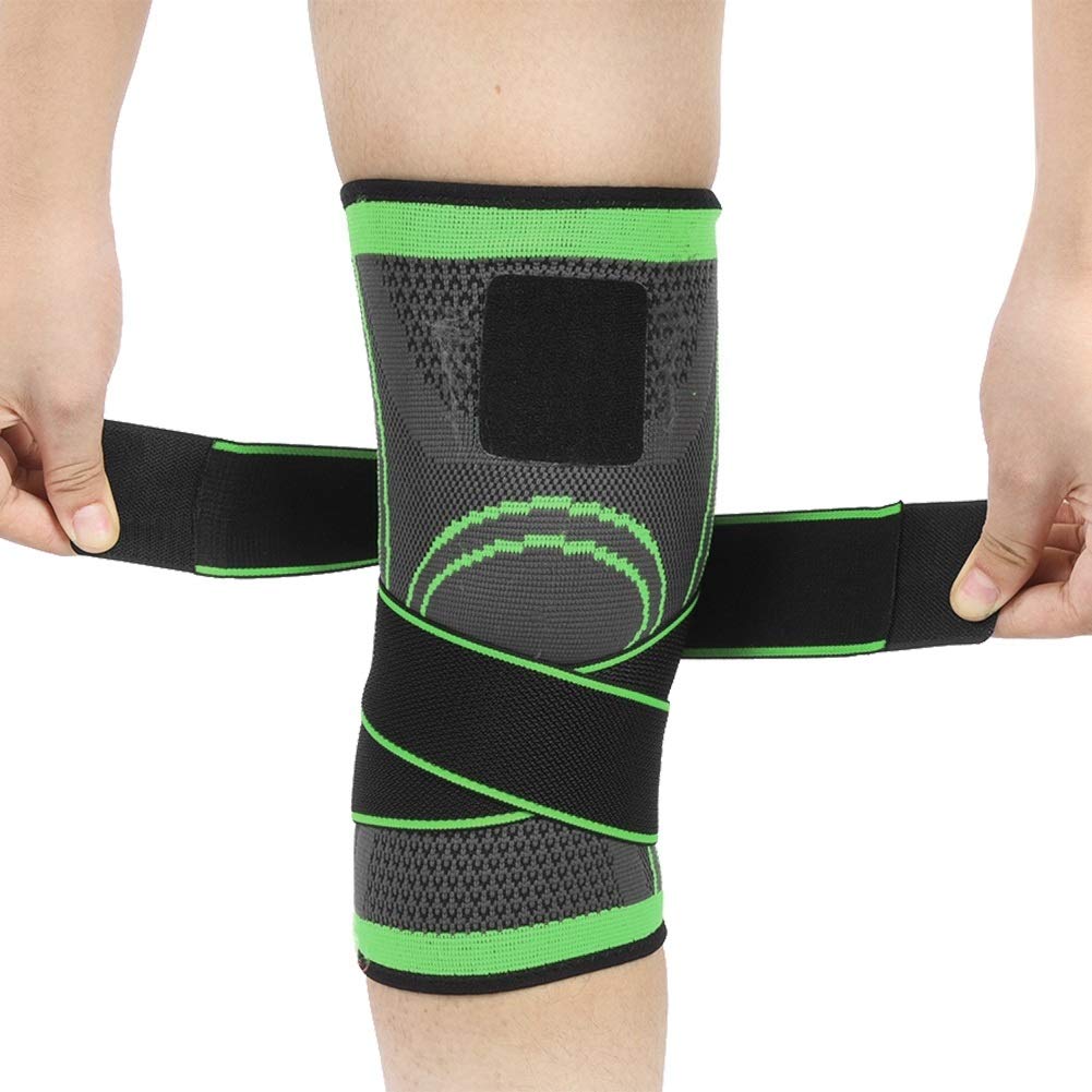 DEWIN Dancer Knee Pad, Knee Brace Comfortable Jogging 3D Breathable Weaving Sport Pressurization Knee Pad Support Brace Injury Pressure Protect (40-45 cm)