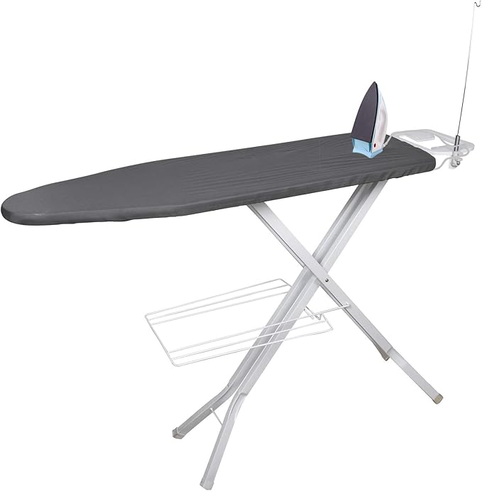 Plantex Extra Wide Adjustable Height Ironing Stand/Folding Ironing