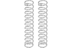 uxcell 2Pcs Compression Springs, 1mm Wire Diameter x 9mm OD x 50mm Length 304 Stainless Steel Extension Spring Ballpoint Pen 