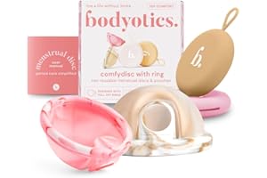 Reusable Menstrual Disc, Wear Up to 12-Hours, Sustainable Period Disc Alternative to Pads and Menstrual Cups - for Light or H