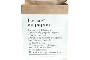 TAKEFUNS Lingtoolator Home Decor Dried Plant Basket Wedding Kraft Paper Bag Flowerpot Artificial Flower Vase Kraft Paper Bag