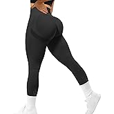 MOHUACHI Women Scrunch Butt Lifting Leggings for Women Seamless High Waisted Workout Yoga Pants Gym Booty Tights