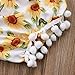 3PCS Newborn Infant Baby Girls Outfit Clothes Off Shoulder Ruffle Crop Top Shirt Bodysuit + Short Pants + Headband Set