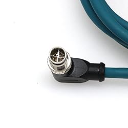 ZBLZGP Right Angle M12 8 Position X-Code Male to