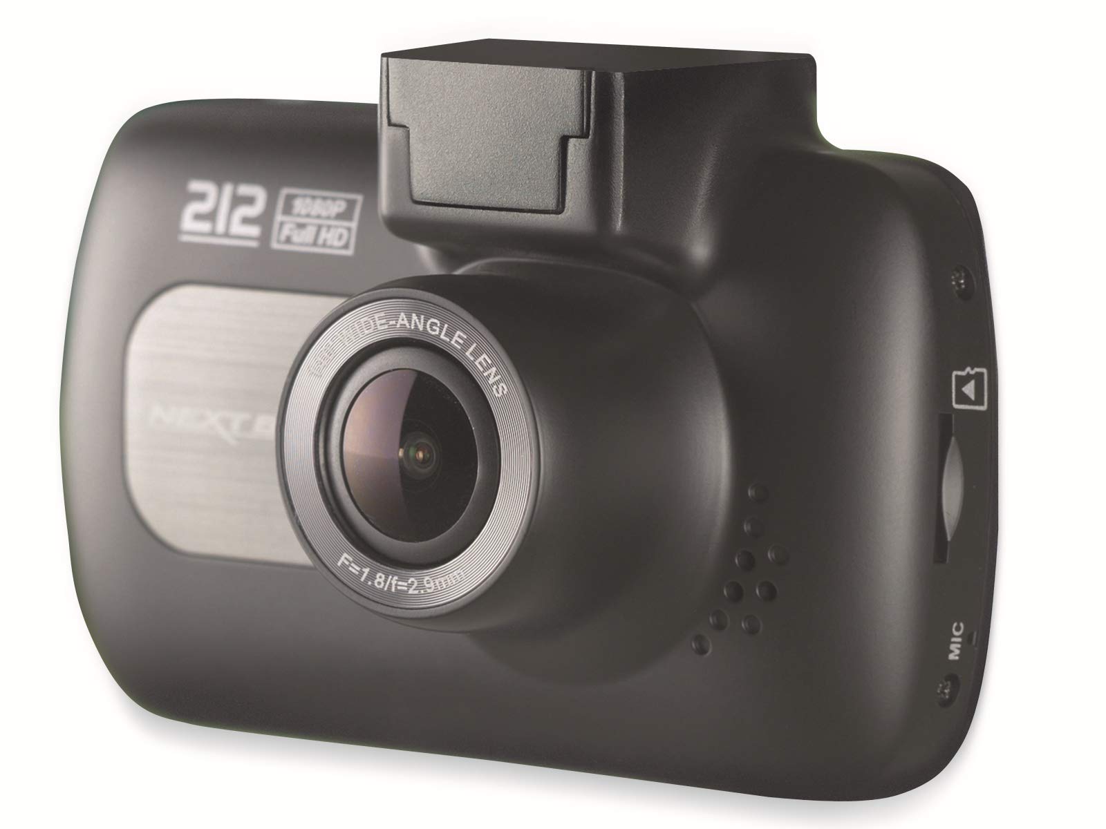 Nextbase 212 Lite - Full 1080p HD 2.7" Screen, In-Car Dash Camera DVR - Night Vision Front Cam - Automatic Recording, 140° Viewing Angle - Mount Included, Loop Recording -Black