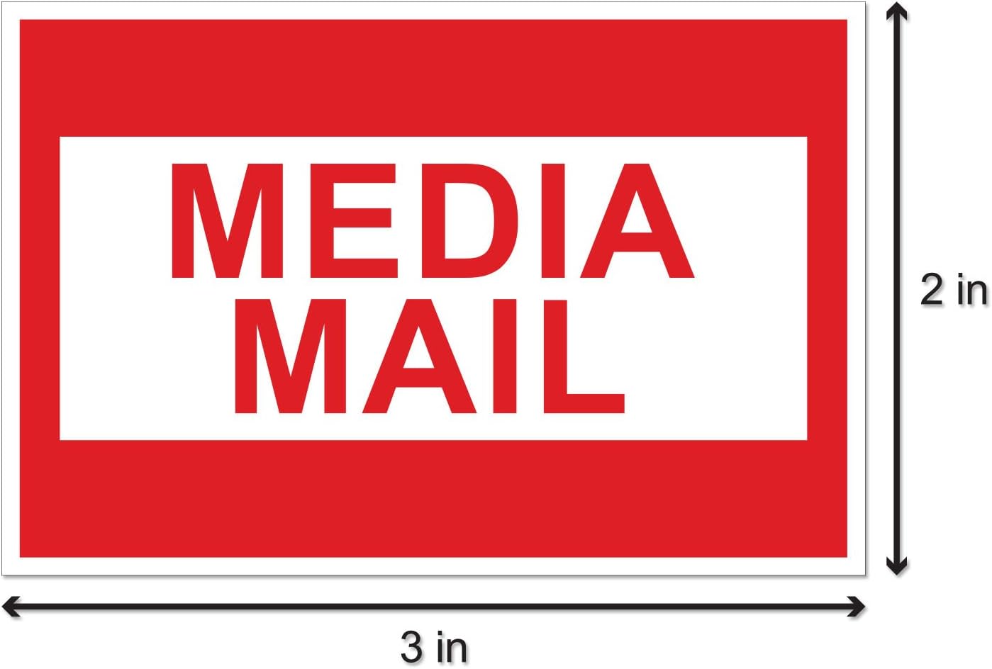 media mail print label