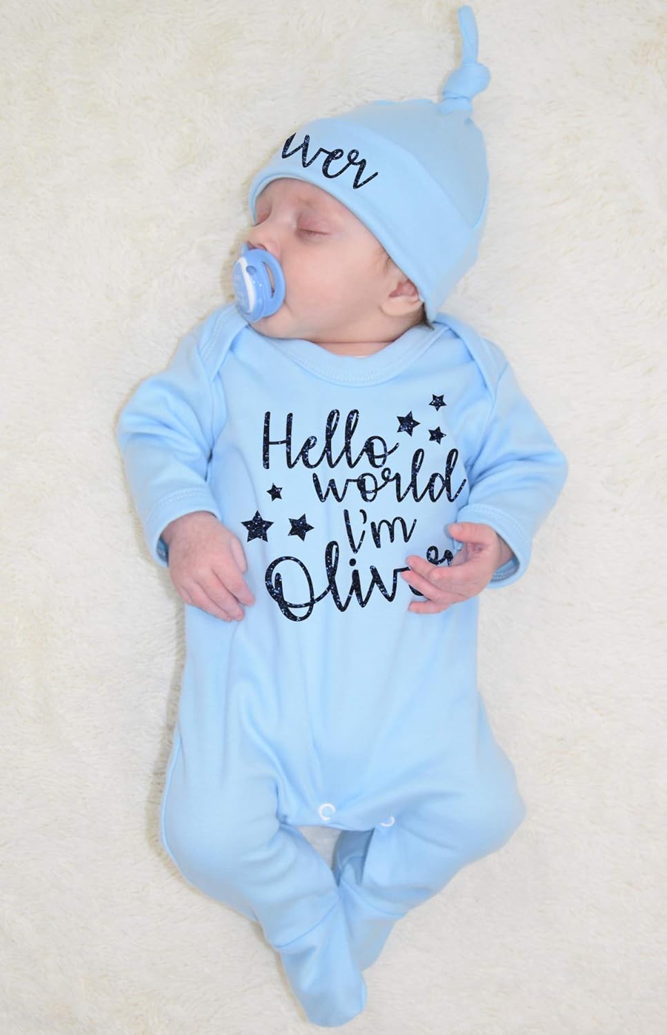 personalised newborn outfit