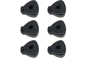 TUOREN Plastic Cymbal Quick Release Nut 8mm for Cymbal Jazz Drum Parts Accessories 6 Packs