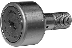 Smith Bearing CR-1 1/4-X Cam Follower Needle Roller Bearing, Regular Stud with Screwdriver Slot, Sealed, 1.250"