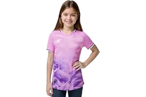 KELME Soccer Jersey for Girls Boys Breathable Quick-Dry Football T-Shirt Sport Training Uniform