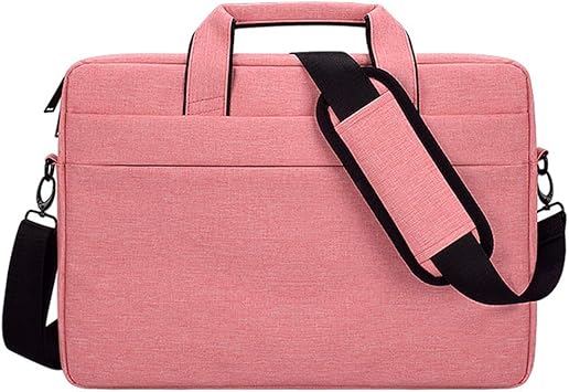 Amazon パソコンバッグ 13 3インチ パソコンケース 13 3 14 1 15 4 15 6インチpc対応 撥水加工 通勤 通学 出張 旅行 男女兼用 ビジネスバッグ 衝撃吸収 Pcバッグ 13 3 ショルダーバッグ ノートパソコンバッグ マチ調整可能 ピンク Moonya Pcバッグ ケース