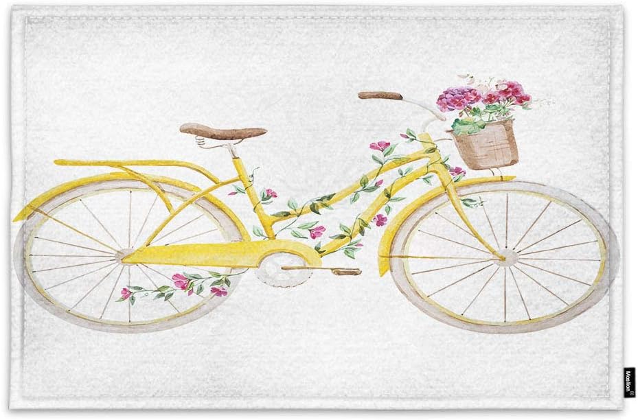 vintage yellow bike