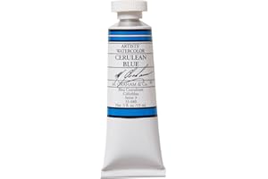 M. GRAHAM & CO. M. Graham 1/2-Ounce Tube Watercolor Paint, Cerulean Blue