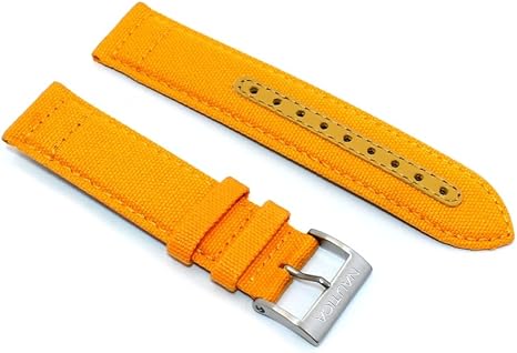 Correa para Reloj Nautica Original Cordura Amarillo Ansa 22 ...