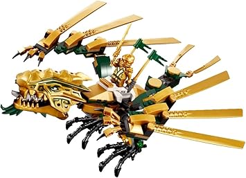 lego ninjago dragon dorado