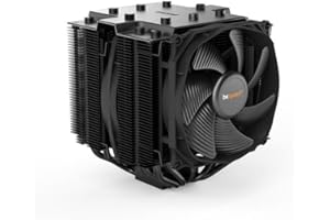 be quiet! Dark Rock Pro 4 250W TDP CPU Cooler | Includes Two Silent Wings PWM Fans | Intel 1700 1200 2066 1150 1151 1155 2011 Square ILM | AMD4 AMD5 | Black | BK022