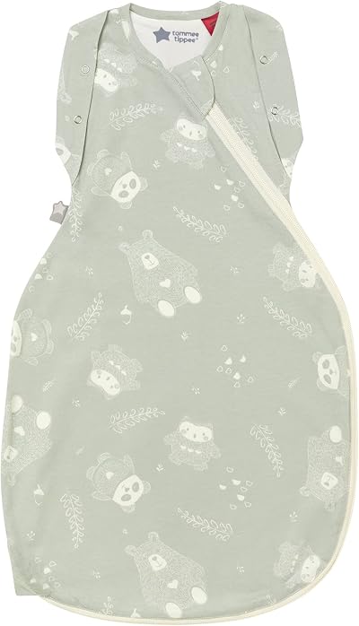 Tommee Tippee Swaddle Bag Newborn 0-3m Woodland Friends 1.0 Tog 20-24°C