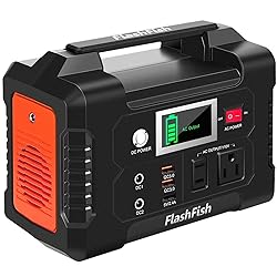 Flashfish 200W Portable Power Station 151Wh, 400W
