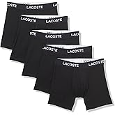 Lacoste Men's Cotton Stretch Essentials Boxer Briefs, 7-Pack