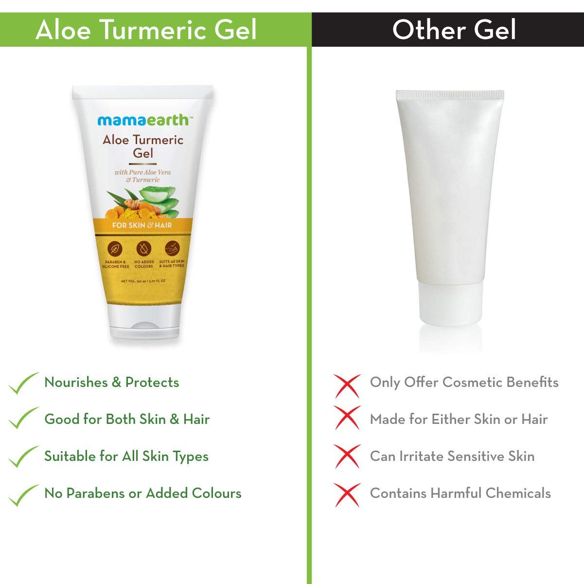 mamaearth aloe vera gel