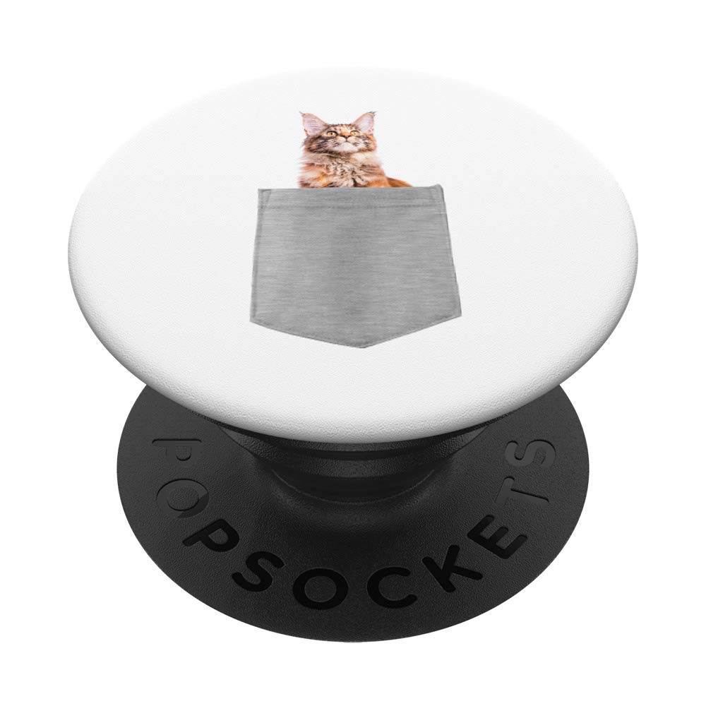 Cat in Your Pocket Tortoiseshell PopSockets PopGrip: Swappable Grip for Phones & Tablets