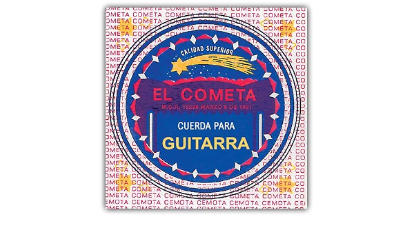 Amazon.com: El Cometa COGS-506 - Cuerda para guitarra acústica (acero) :  Instrumentos Musicales