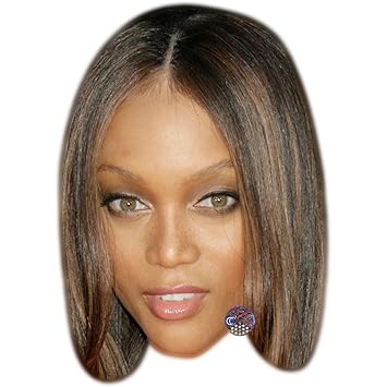 Tyra Banks Celebrity Mask Card Face And Fancy Dress Mask Amazon