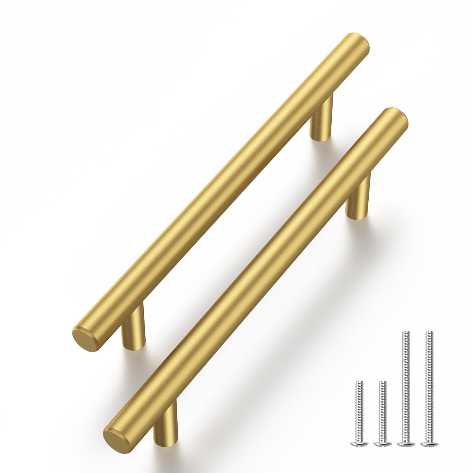 Photo 1 of Haliwu 20 Pack Cabinet Handles Brass Gold Cabinet Pulls 4 Inch Hole Center Drawer Pulls Modern Bar Dresser Handles for Bathroom Kitchen Bedroom