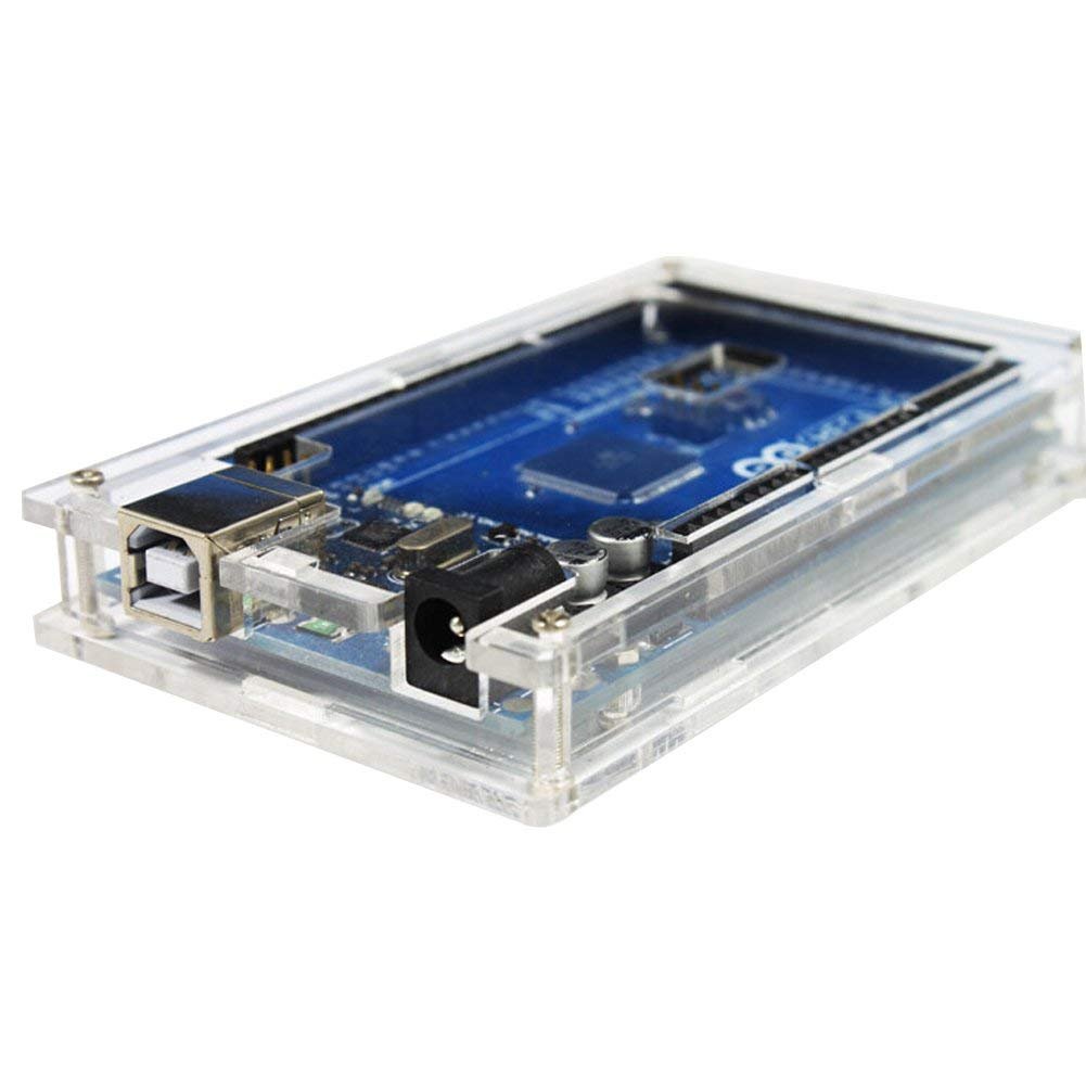 DollaTek Transparent Acrylic Case Shell Enclosure Gloss Box For Arduino MEGA 2560 R3