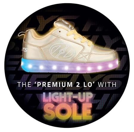 Heelys Premium 2 Low LED Schuhe goldfarben