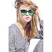 Diamond Candy Classic Round Polarized Sunglasses Vintage Mirrored Glasses For Women