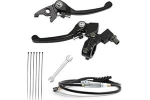 7/8 Folding Clutch Brake Lever Perch with Clutch Cable Replacement for 110/125/140/150cc SSR125 RFZ YZ Ruckus TaoTao DB17/27 