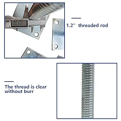 GaeaAuto 4 Pack Adjustable Leveling Jacks Feet