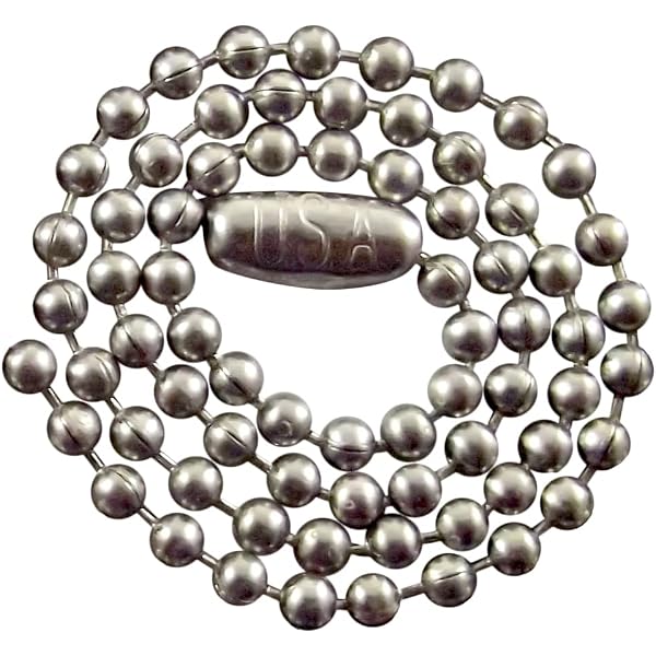 フルールドリス necklace ball chain silver925刻印 Amazon.com: 24 Inch Ball Chain Necklace, T304 Stainless Steel 2.4