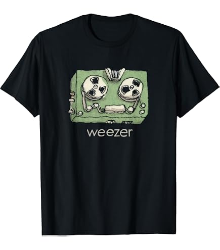 Amazon.com: Weezer - Green Album Circle T-Shirt Small : Clothing
