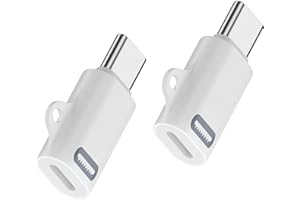 DESOFICON iPhone 15 Charging Adapter,MFi Certified USB C Male to Lightning Female Connector Type-C to 8 Pin PD Fast Charging Converter Data Sync for iPhone 15 15 Pro Max 15 Plus iPad Galaxy Pixel 2 Pack